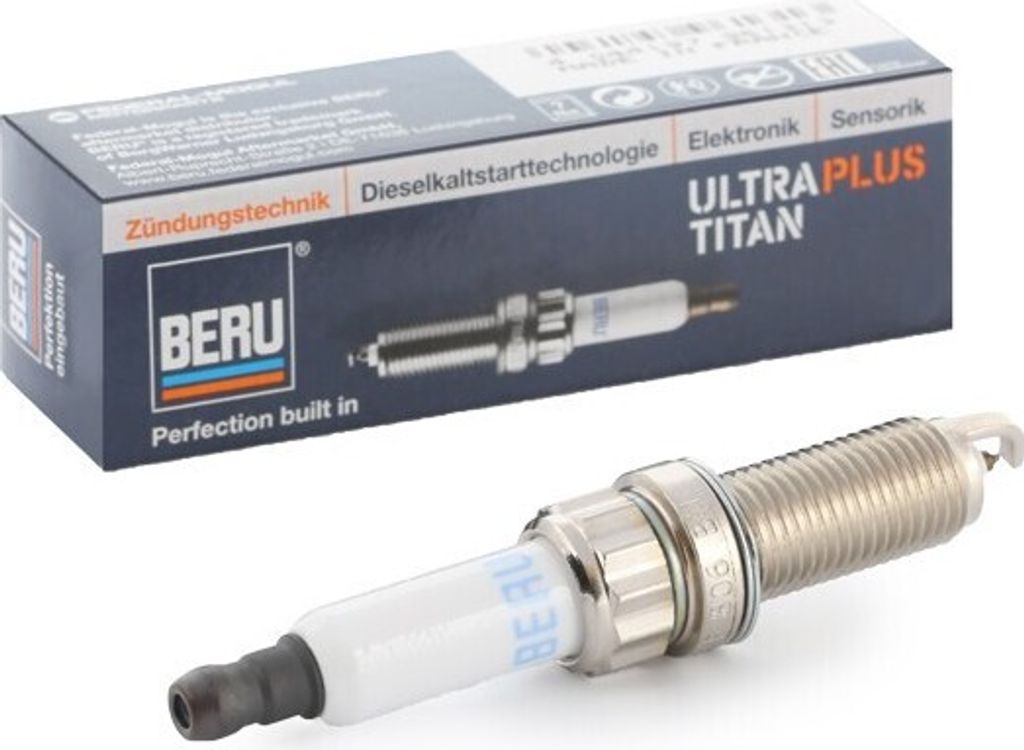 BorgWarner (BERU) Zündkerze ULTRA TITAN Platin für BMW 1 Schrägheck (F20) UPT16P
