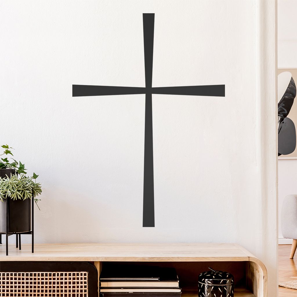 Byzantinisches Kreuz Wandtattoo Wandaufkleber Wall Sticker - Dekoration, Küche, Wohnzimmer, Schlafzimmer, Badezimmer