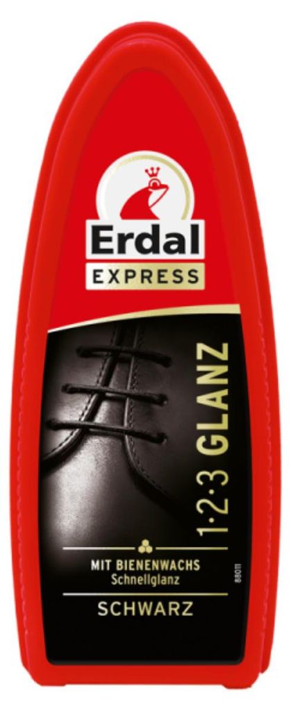 ERDAL Schuhschwamm 1 2 3 Glanz Schwarz