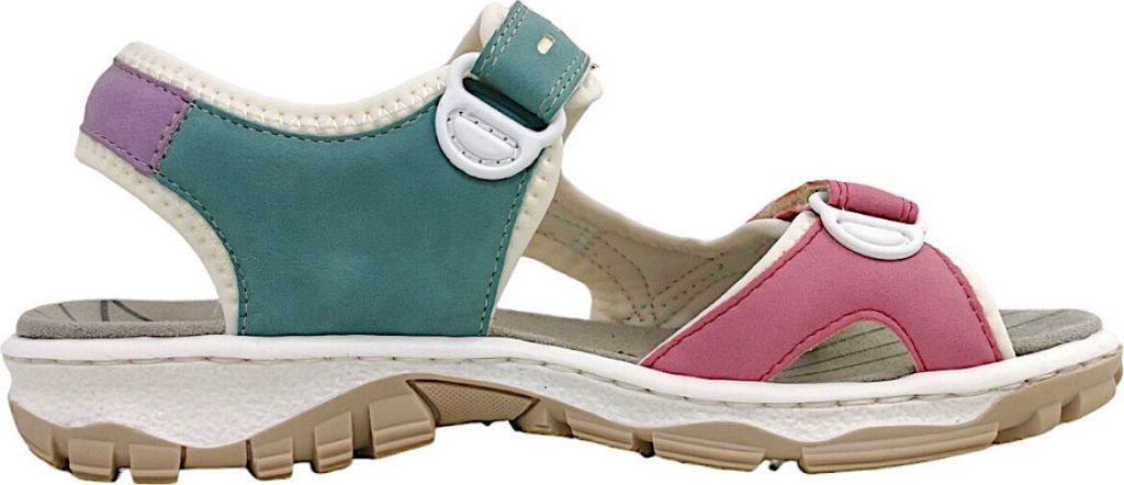 Rieker Damen Sandale bunt Trekking Outdoor gepolstert Produktbild 59