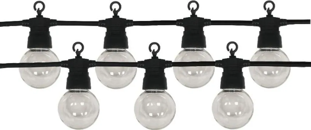 Guirlande LED 13M Étanche IP65 : Éclairage Jardin Anti-Pluie Noir 6W