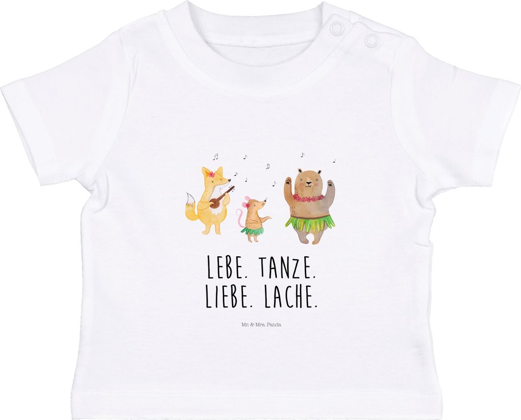 Mr. & Mrs. Panda Babyshirt Waldtiere Aloha 12. - 18. Monat Produktbild 