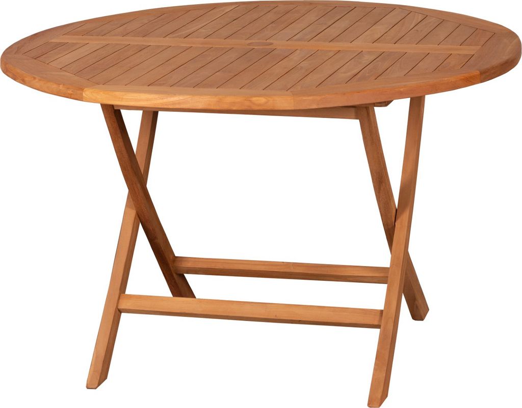 deVries Teakholz-Gartentisch Woodie - ø 120 cm Produktbild 