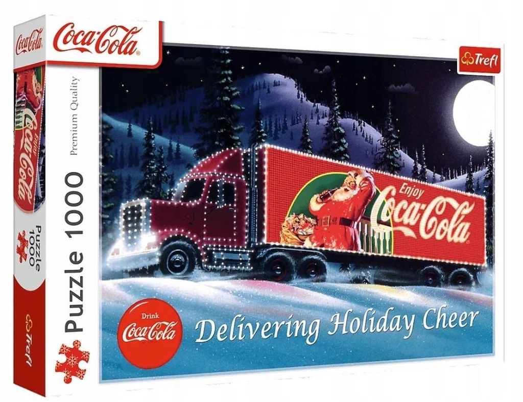 PUZZLE TREFL 1000 Camion di Natale Coca-Cola 10941 Immagine del prodotto 