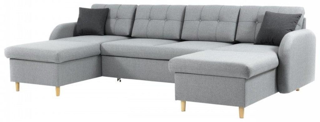 Design Ecksofa Sofa Bettfunktion Couch Polster Sitz Eck Sofas Couchen Neu Prato