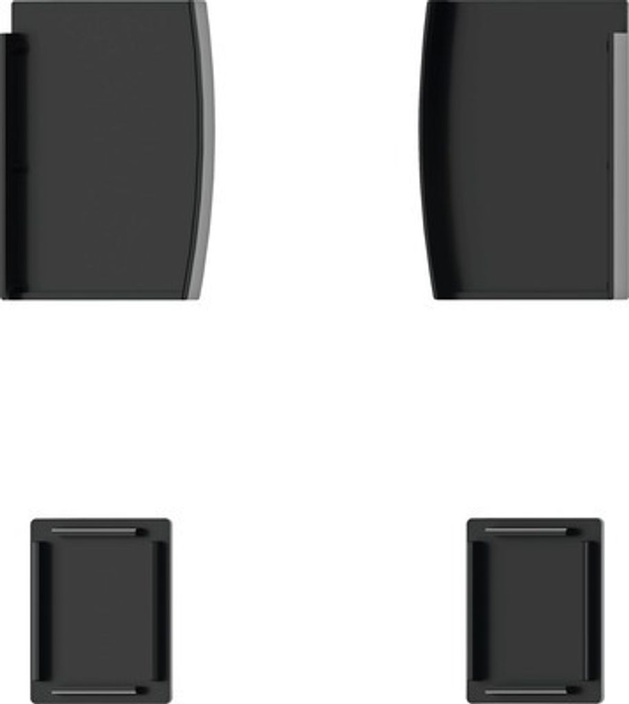 form&style Abdeckkappen schwarz für Moorea