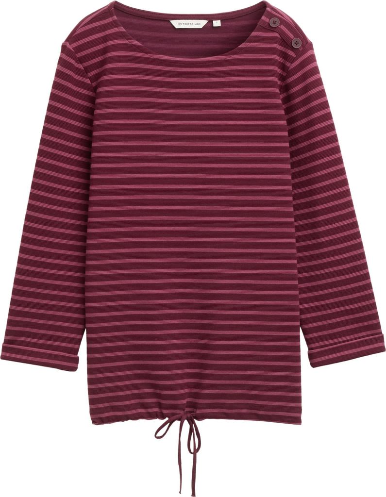 Langarmshirt mit Knopf-Details