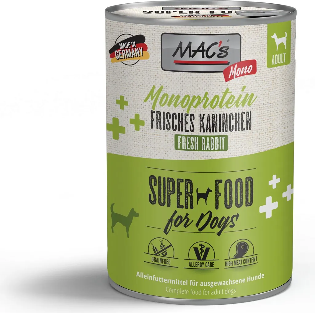 MAC's Dog Mono Sensitive Kaninchen 400gx6