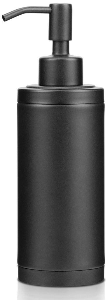 Seifenspender aus Edelstahl für Küche und Bad, nachfüllbare Pumpflasche für Geschirrspülmittel – 300 ml, schwarz