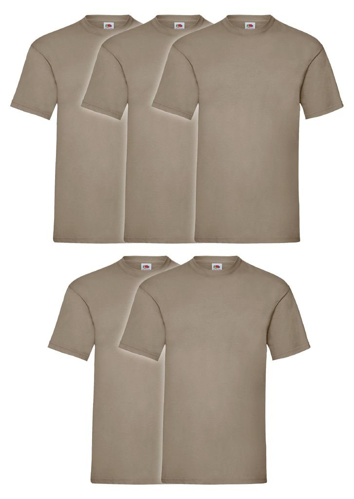5er Pack Fruit of the Loom Valueweight T-Shirt + GRATIS Produktbild 