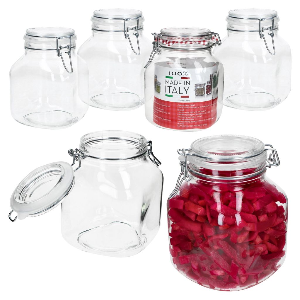 6x skleněné zavařovací sklenice PRIMA o objemu 2 litry s Obrázek produktu 