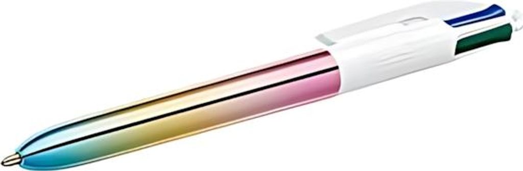 BIC 4-Farben-Kugelschreiber GRADIENT mehrfarbig Schreibfarbe farbsortiert, 1 St.