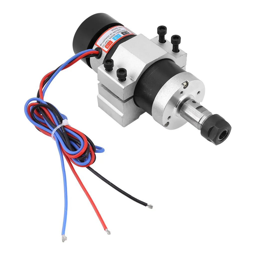 Moteur de broche sans balais haute précision avec driver CNC 500W ER11