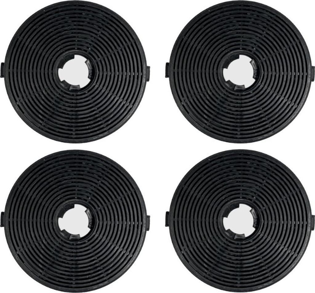 4x Trade-Shop Aktivkohle-Filter 135mm x 18mm kompatibel mit Produktbild 