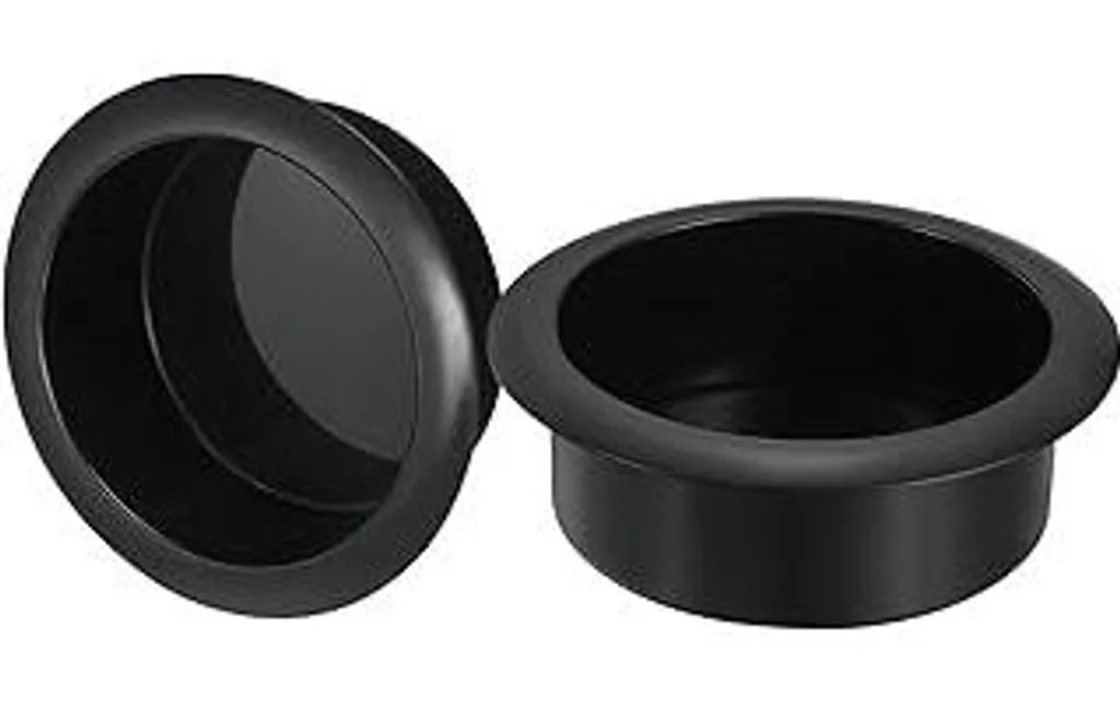 2 Portabevande da Tavolo Poker Nero 1,38x4,25 per Game Room