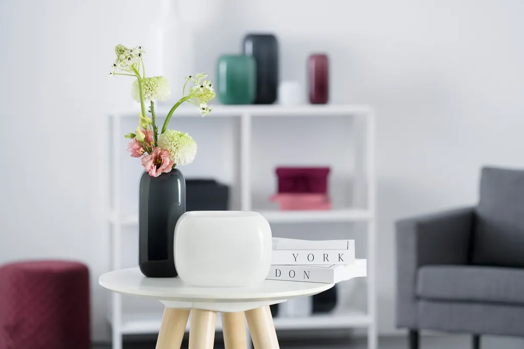 Vase de table blanc Leonardo Milano 18 cm idéal pour décoration salon