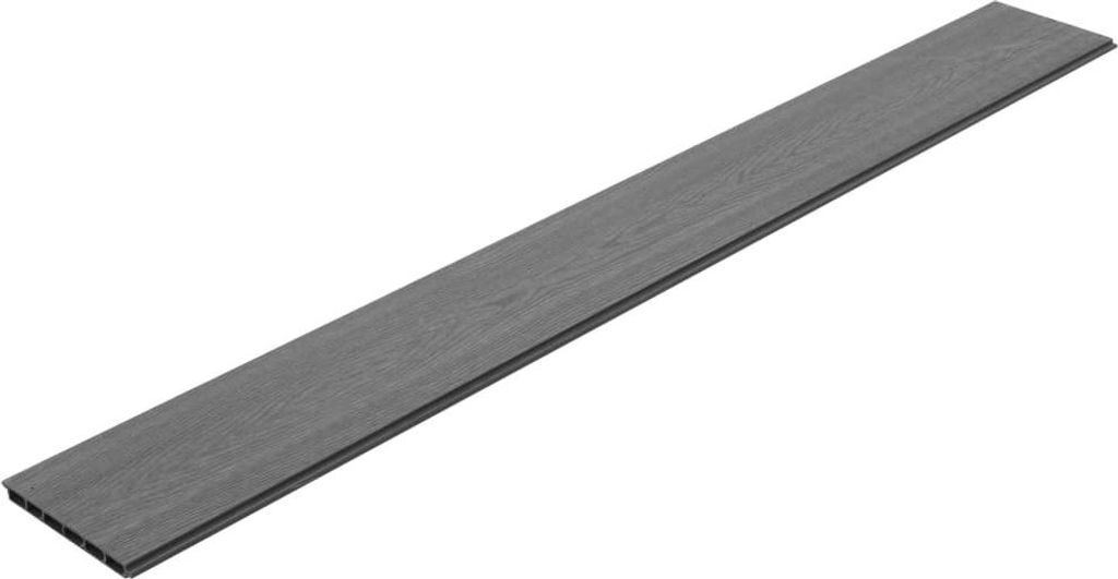 vidaXL Náhradní plotové desky 9 ks. WPC 170 cm šedé Obrázek produktu 