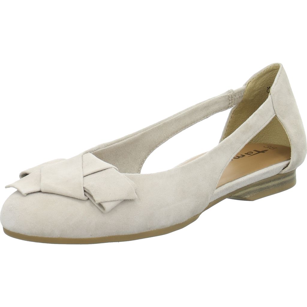 Tamaris Damen Ballerinas in Beige, Größe 36