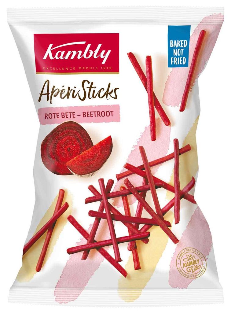 Kambly Apéri Sticks Rote Bete 80g Produktbild 