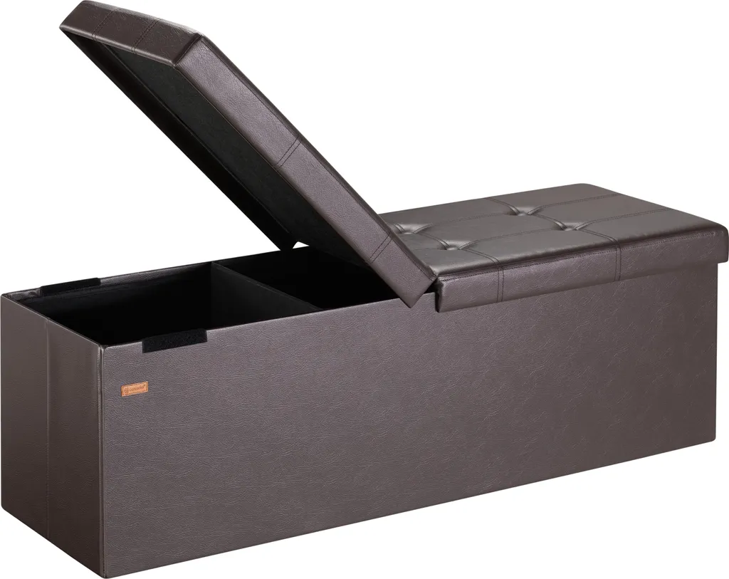 Gagnez de la place avec ce banc de rangement pliable 131L pour le salon