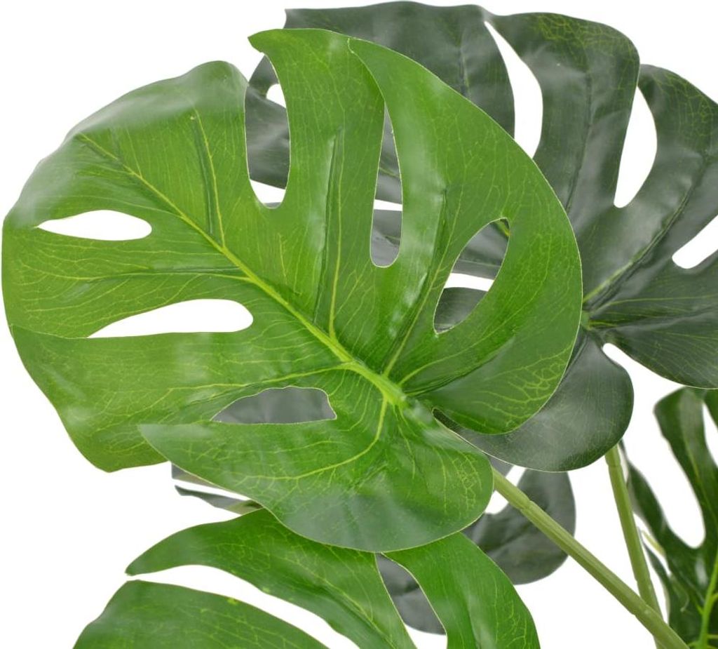 vidaXL Künstliche Pflanze Monstera mit Topf Grün 100 cm Produktbild 