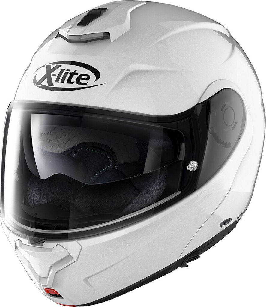 X-Lite X-1005 Elegance N-Com Klapphelm, weiß metallic, XXS (54)