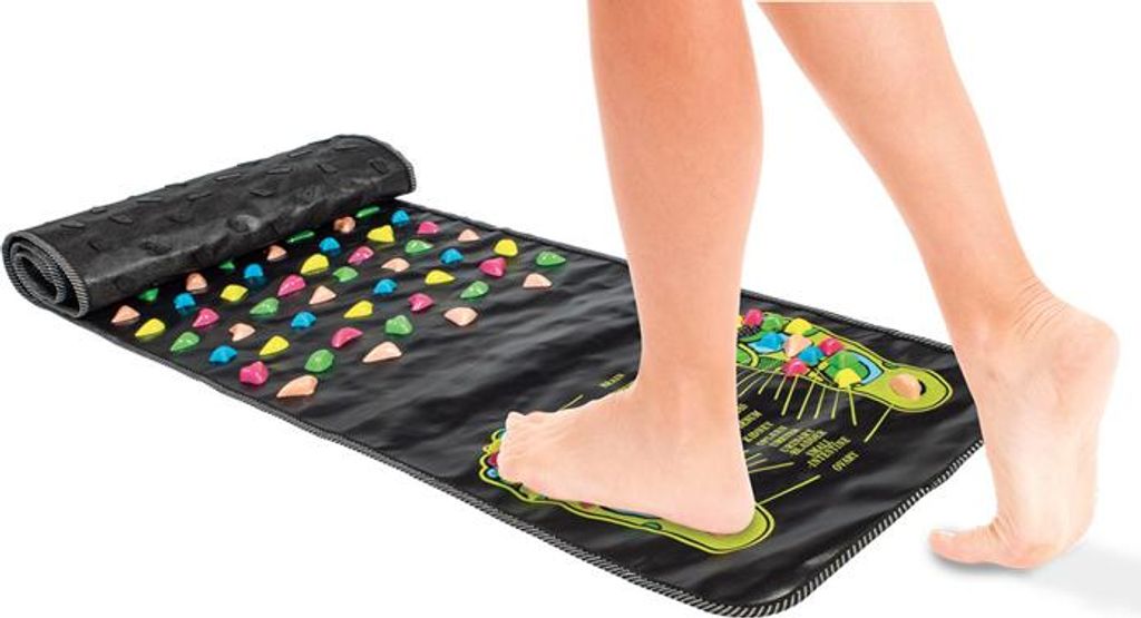 Mata do akupresury z kamieniami, masażer do stóp, 175 x 35 Zdjęcie produktu 
