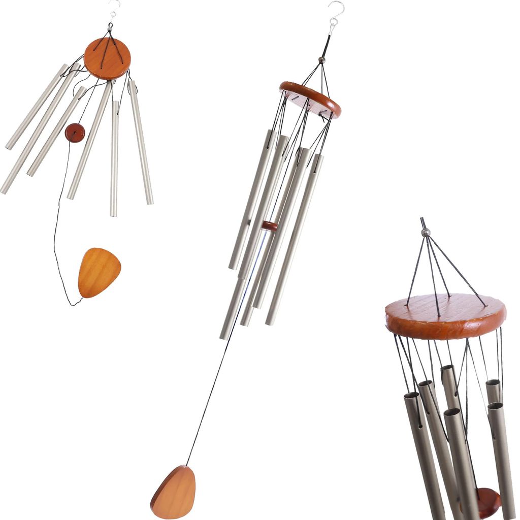 Windspiel Metall Klangspiel 50cm inkl. S-Haken Produktbild 