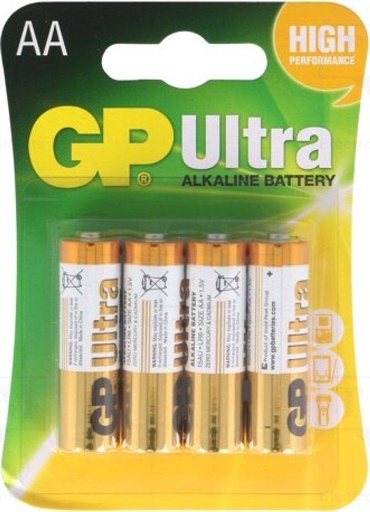 1x Batterie: alkalisch AA 1,5V aufladbar(nein) 15AU-U4 Batterien Anz.Bat: 4