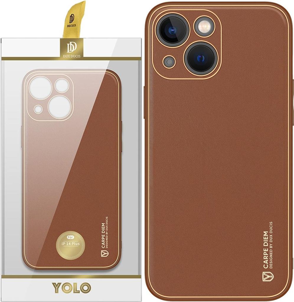 Dux Ducis Yolo Custodia in pelle elegante per Iphone 14 Immagine del prodotto 
