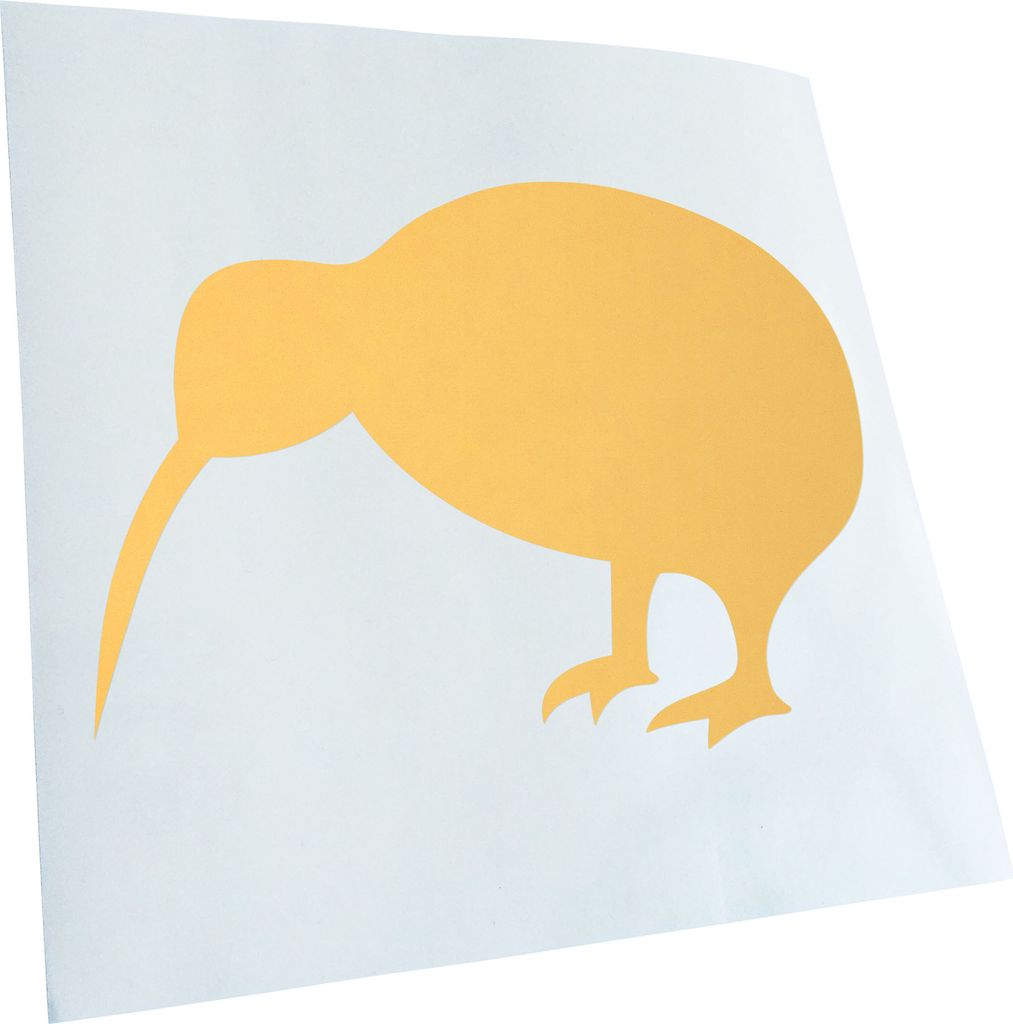 Kiwistar - Autoaufkleber - Kompass - Neon Matt - Aufkleber für Auto Kfz Fahrrad, LKW, Truck Mofa