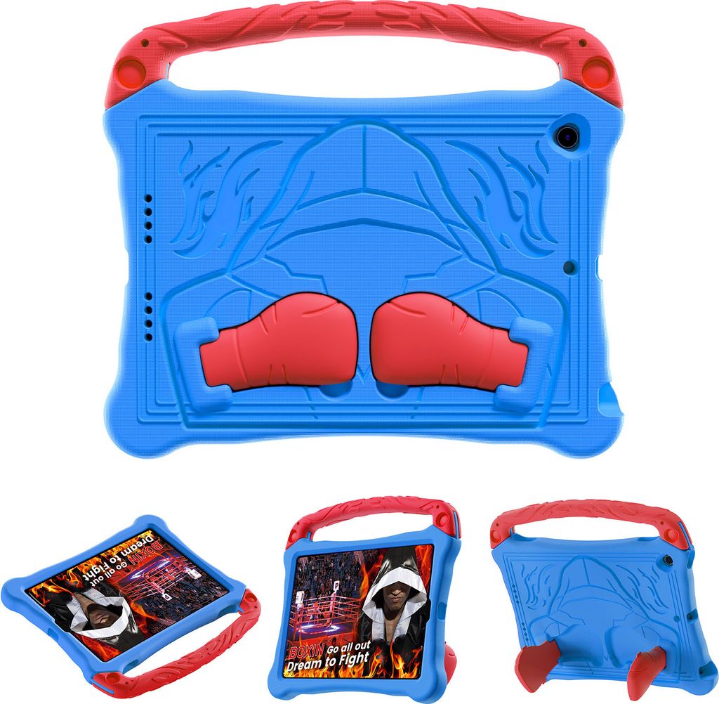 Kinder Hülle für iPad Air 3rd Gen 2019/iPad Pro 10,5" 2017, Leichte Stoßfeste Eva Schutzhülle mit Griff und Ständer Blau