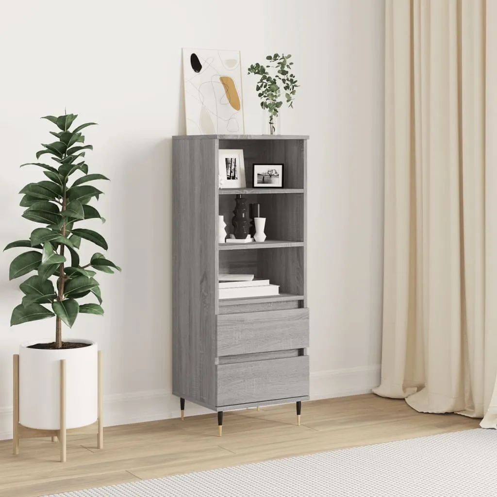 Mobile Alto Maison Exclusive Grigio Sonoma 40x36x110 cm - Design Slim