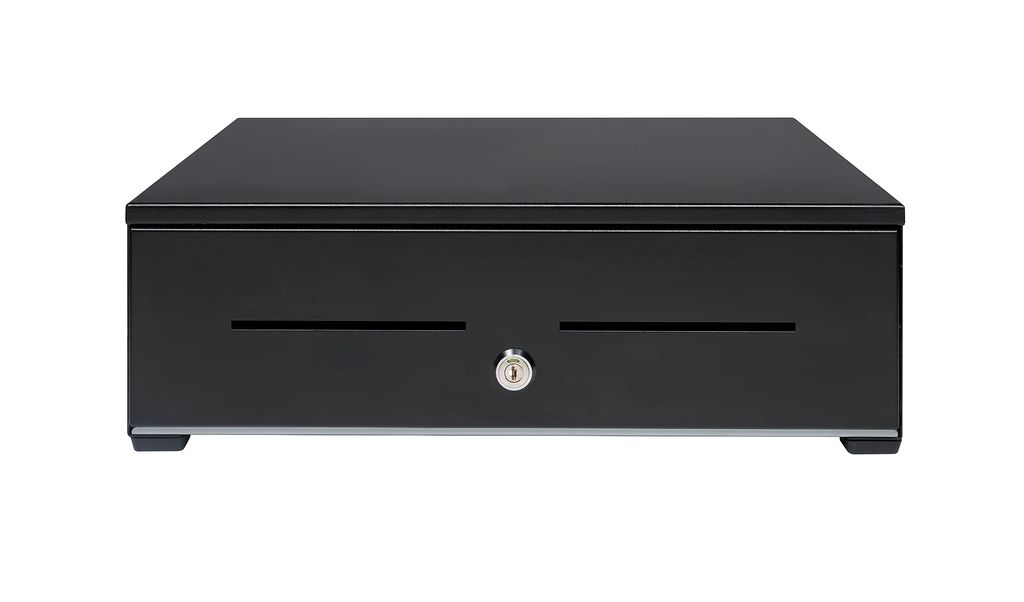 Safescan HD-4142, Manuelle und automatische Geldschublade, Metall, Schwarz, Gleichstrom, 12 V, 415 mm