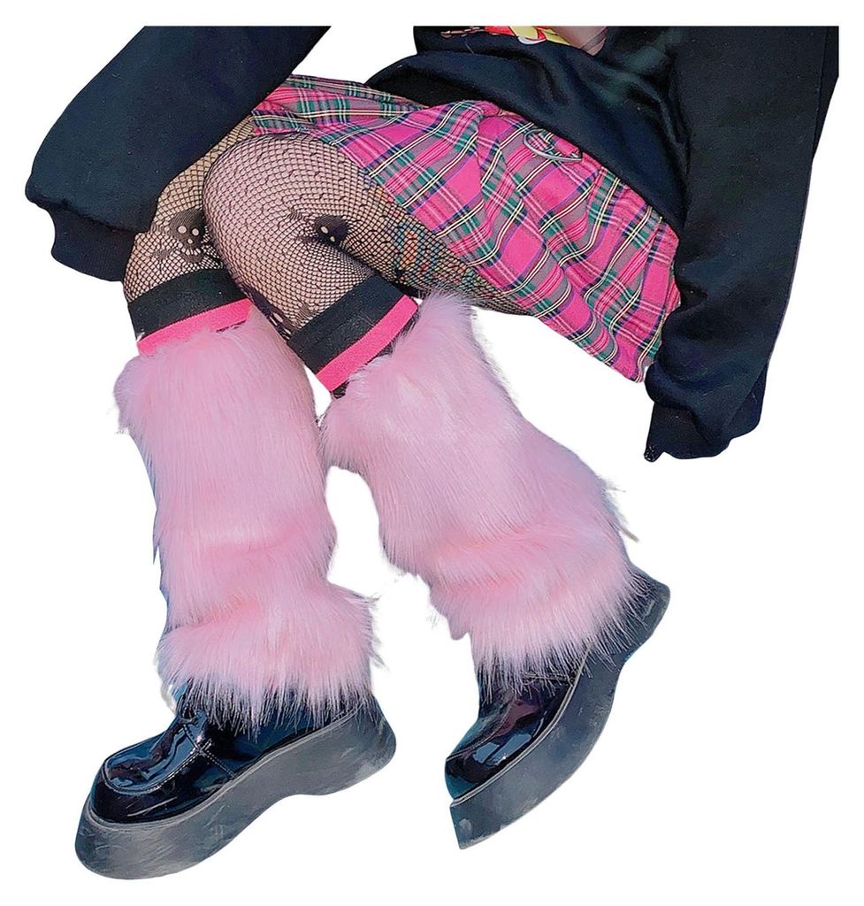 Flauschige Beinstulpen aus Kunstpelz für Damen und Mädchen, weiche Plüsch-Stiefelüberzüge, warme Winter-Stiefelstulpen für Partykostüme