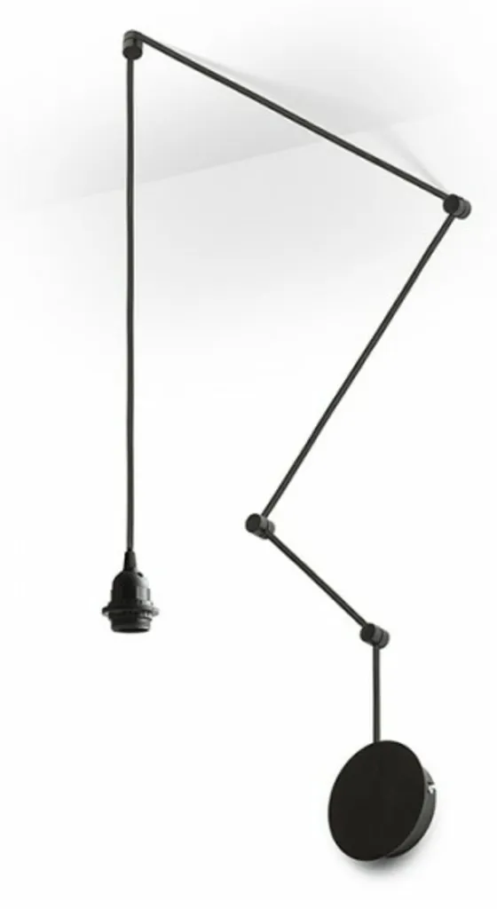 Luminaire de cuisine suspension LED noire SPIDER I E27 15W 230V