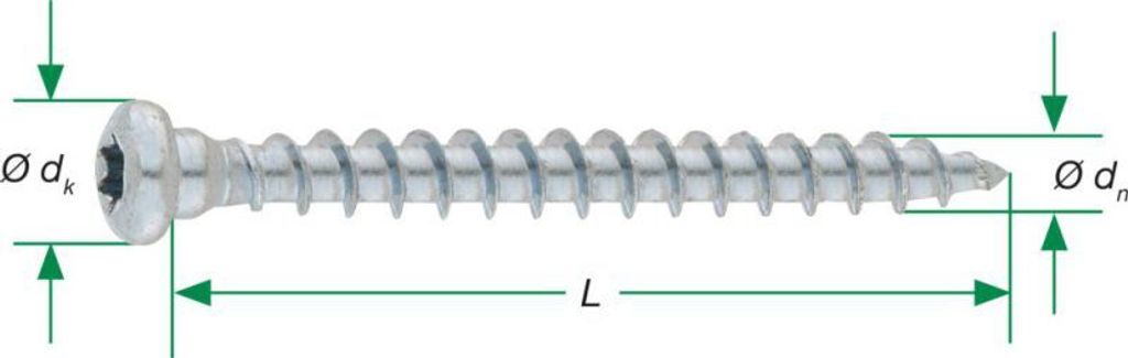 SPAX Balkenschuhschraube 5,0x50 Vollgewinde T20 Wirox Produktbild 