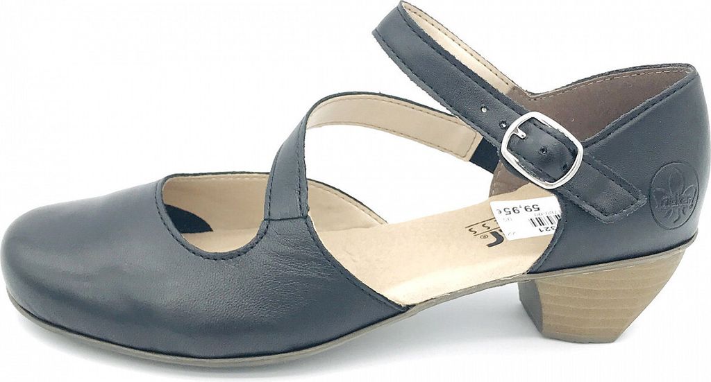 Rieker Pumps - Glanzschwarz Glattleder Größe: 38 Normal Produktbild 20
