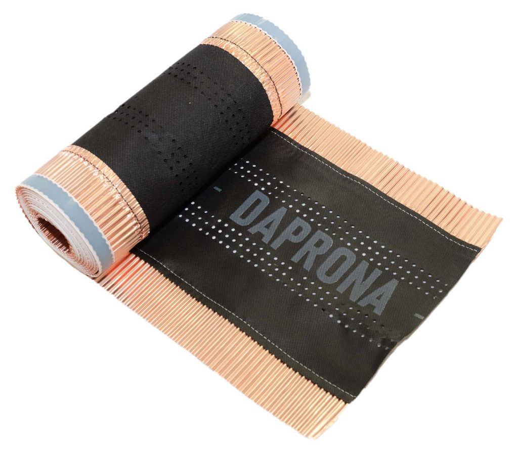 DAPRONA Firstband Kupfer - 340mm x 5m Rot (RAL 8004) Produktbild 