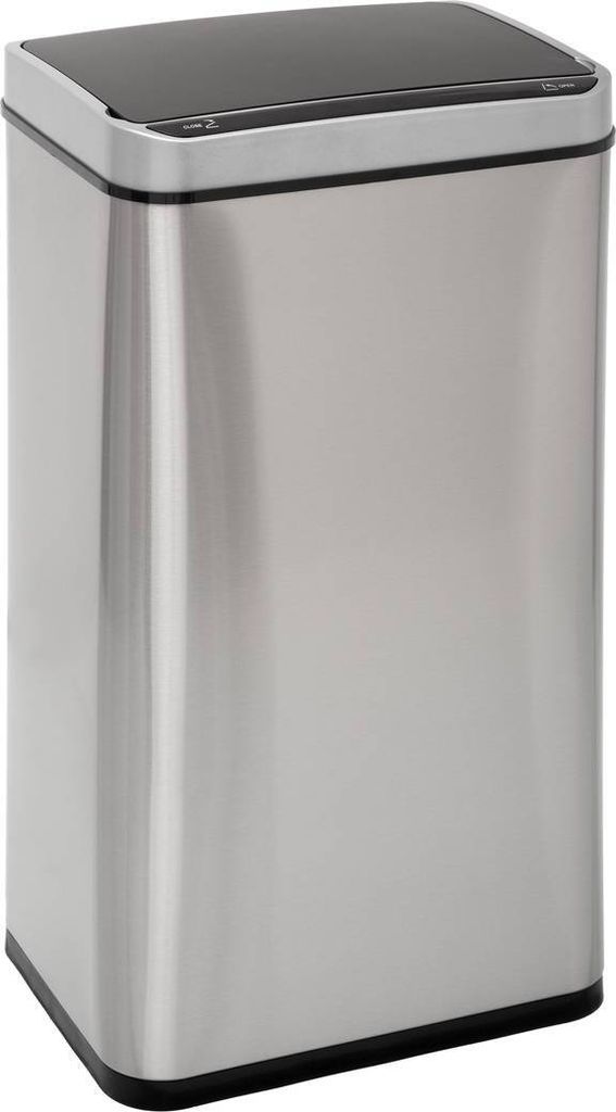 Mülleimer, automatisiert, 40 L, Edelstahl, silbern Produktbild 