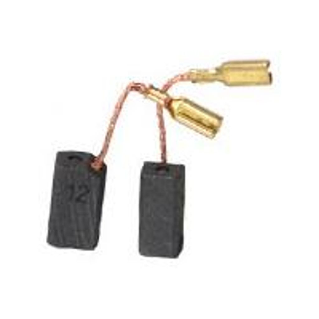 Set aus 2 anpassbaren Kohlen für Black & Decker, De Walt, Elu. Abmessungen: 6,3 x 6,3 x 13,5 mm.