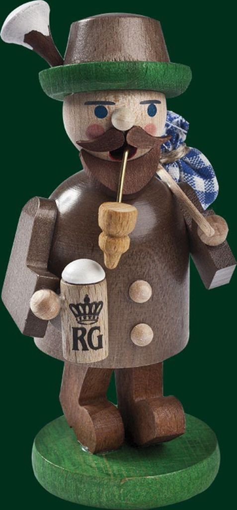 Räucherfigur Bayer mit Maßkrug Höhe= 11cm NEU