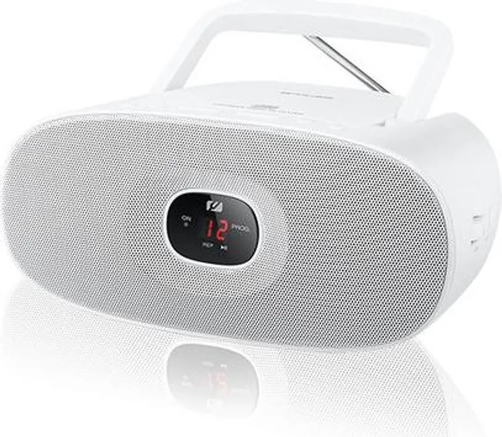 Muse MD-202 White Portable CD Player : Baladeur CD avec Ecran LCD