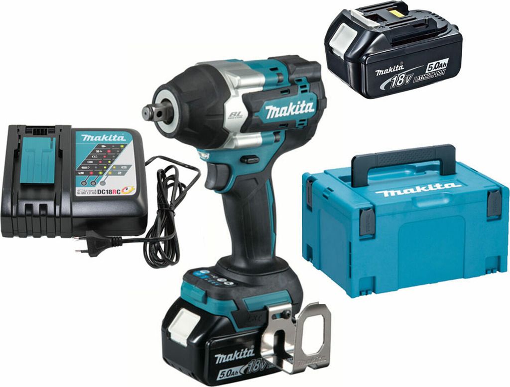 Makita DTW700RTJ Akku Schlagschrauber 4 Gang Produktbild 