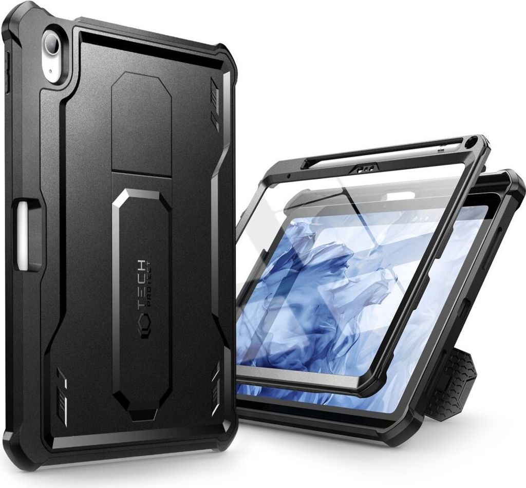 Tech-Protect Polyamid Pro Case iPad 10.9 2022 Schwarz Produktbild 