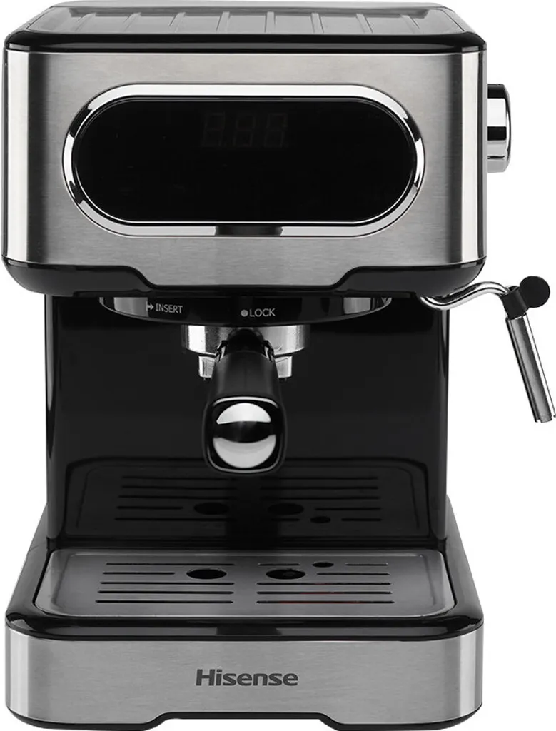 Machine à expresso manuelle Hisense 1,5L pour café moulu et dosettes