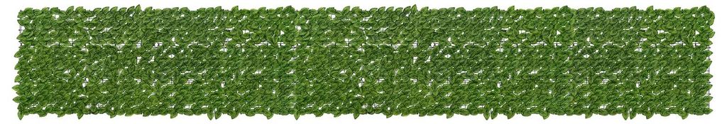 Balkonsichtschutz mit Blättern Grün und Gelb 500 x 75 cm
