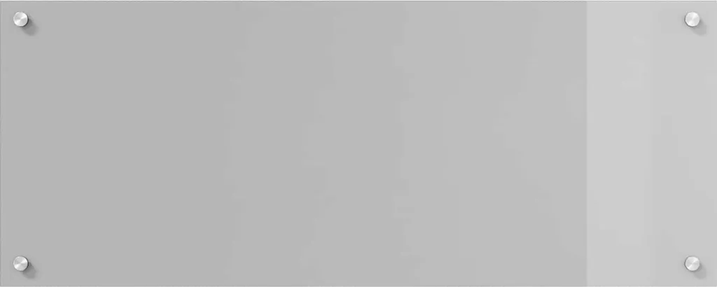 Pannello Paraschizzi 100x40 cm Vetro Temperato Grigio Chiaro - Alta Qualità - 2