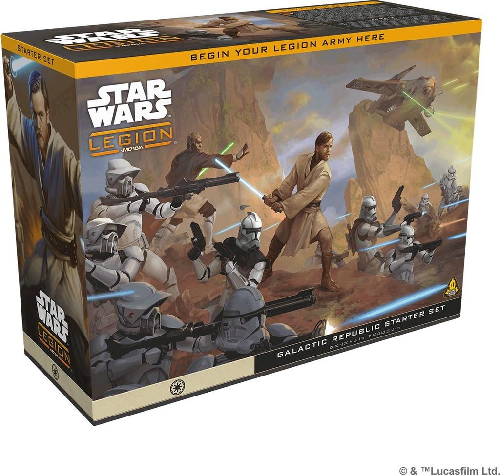 Star Wars: Legion - Set iniziale della Repubblica Galattica Immagine del prodotto 