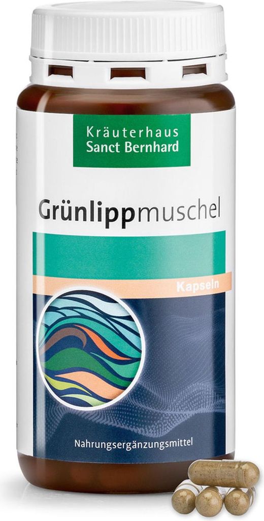 Sanct Bernhard Grünlippmuschel Kapseln - 150 Kapseln Produktbild 
